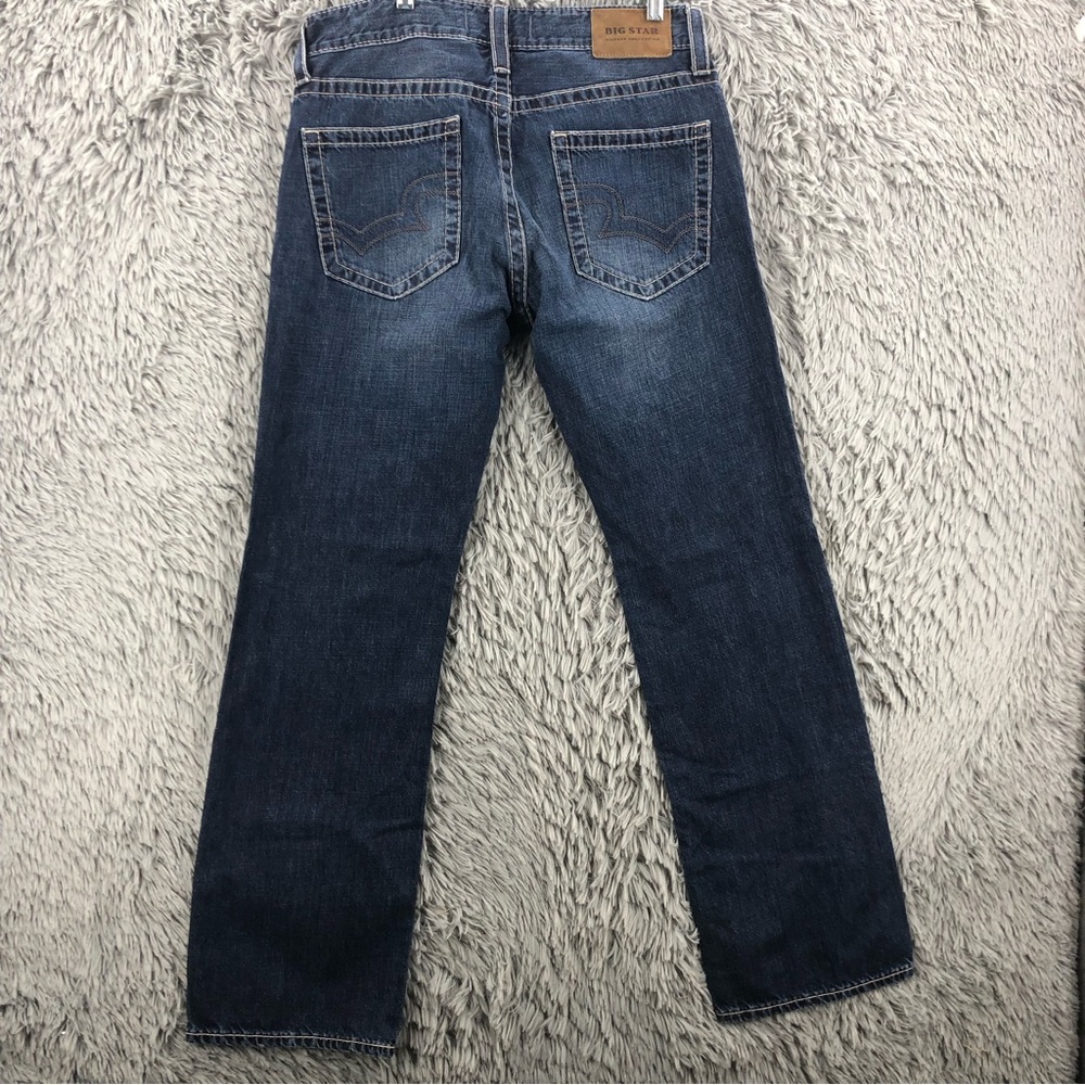 Big Star Jeans Mens Size 32 Regular Whiskered Bootcut Jeans